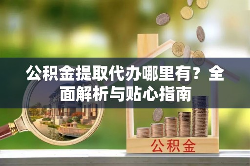 滨湖公积金提取代办哪里有？全面解析与贴心指南