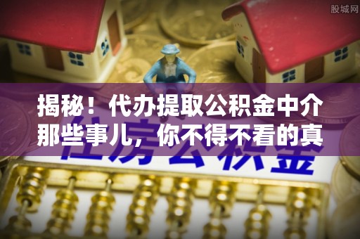 滨湖揭秘！代办提取公积金中介那些事儿，你不得不看的真相