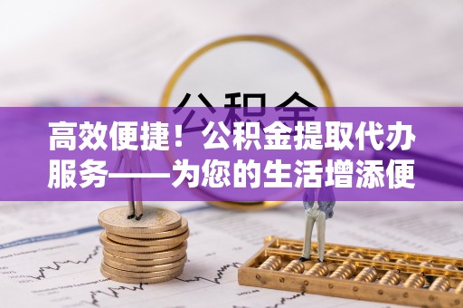 滨湖高效便捷！公积金提取代办服务——为您的生活增添便利