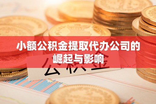 滨湖小额公积金提取代办公司的崛起与影响